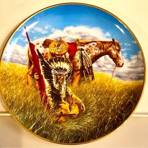 Paul Calle, "Warrior of the Plains,” from the Franklin Mint Collection #LA3200